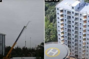 【画像】29時間で10階建てのビルが建つ！？超爆速建設工事の様子を早回しで見るとこうなる・・・