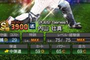 【プロスピA】内山はいい選手になりそうだよな