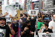 東京代々木公園周辺でBlack Lives Matter抗議デモ SNS通じ千人超←日本でやって何か意味あるの？