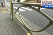 歩道走行の自転車が右側の細い路地から出てきた男子中学生と衝突　自転車女性がガードパイプで胸を打ち死亡・東京文京