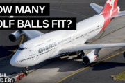 ボーイング747にはゴルフボールがいくつ収まる？　海外の反応