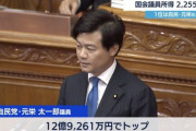 【2255万円速報】これが国会議員で一番儲けてる香具師の所得です‥‥投信の配当収入だと！？
