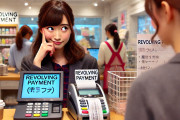 【画像】女さん「お店でリボ払いでって言うの恥ずかしいなぁ…せや！！！」