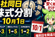 【2026年10月1日】株式分割ラッシュを図解 キオクシア・東エレク・三井住友FGで買いやすさはどう変わる