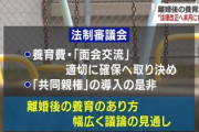 離婚後の子どもの養育めぐる課題解消へ　法相「法律改正へ来月にも諮問」