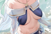 【FGO】ナノなさんの水着アナスタシアイラスト！　皇女様の水着オシャレでいいですね！
