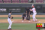 【広島対阪神練習試合】広島・メヒア、阪神・ガンケルから先制満塁ホームラン！！！！！！！！！