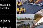 海外「日本人は仕事が早い！」日本の道路修理の丁寧さに外国人から驚きの声！