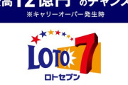 【謎】ロト7「なんの才能も努力も必要なく、当選したらすぐに最高12億円が手に入ります」←これ…