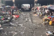 【動画】コンゴ民主共和国の首都を走る列車の前面展望が衝撃的すぎるｗｗｗ