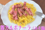 【悲報】峯岸みなみさん「カルボナーラ作ったよ！」ファン「まずそう」「汚い」