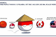 【インドネシア】色問題【ポーランドボール】