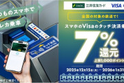 鉄道各社、三井住友カードのタッチ決済で7%還元へ