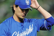 涌井秀章　3試合18.0回17奪三振　防御率2.50