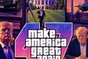 【無敵の国】トランプさん、さっそくGTA6のパッケージコラで自分を英雄にする