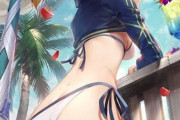 【FGO】水着のヒロインXXお姉さん！！　海を楽しんでますね！！