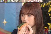 【gifあり】田村真佑、きゅうりの漬物パンを頬張る姿が激カワすぎる！！！【乃木坂46】【マサかの～レストラン】