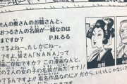 【悲報】ワンピ読者「キャラの名前被ってるぞ」尾田「NANAって漫画ご存知ですか？」