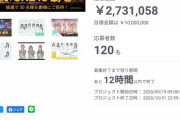 【悲報】SKE48抗体検査キットクラウドファンディングが大失敗のまま終了w