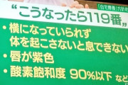 【画像】東京都「こうなったら１１９番」
