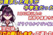 【悲報】Vtuberさん、誹謗中傷を開示したら中学生だったので特別な対応を弁護士にお願いしてしまう