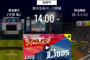 【試合実況】西武スタメン 先発:スミス（2022.7.9）