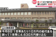 マスゴミ「あああああ！こいつ役所から4000万振り込まれたンゴおおお！！！顔写真晒すぞオオオ！！！」