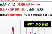 【悲報画像】日本経済さん、インフレが進みすぎて地味にヤバいことになる