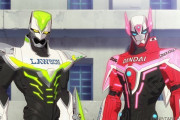 『TIGER & BUNNY』新作、ヒーロー支援のスポンサー企業発表 PV公開で企業ロゴ付けたスーツ初披露