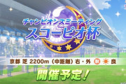 【速報】スコーピオ杯の開催予定を発表　京都 芝 2200m（中距離） 右・外 秋 晴 良