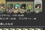 【パズドラ】裏魔廊って平均的なクリアターン数っていくつくらいなの？
