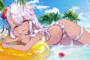 【FGO】水着のクロさん可愛すぎる！！　小悪魔的な表情すこ//////