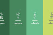 日本の伝統色の良さを改めて見直したい。