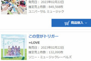 【速報】=LOVE(イコラブ) 13thシングル『この空がトリガー』、初日売上132,090枚で前作を上回る