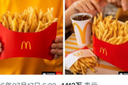 【画像】マクドナルドさんとんでもないクソデカサイズのポテトを発売へｗｗｗｗｗｗ