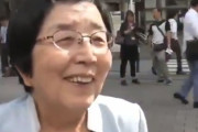 街角インタビューのご婦人「日本も軍備をしないといけん。防衛を任せて攻められるんじゃダメ」