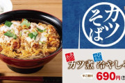 【画像】かつやさん、カツ煮冷やしそばを期間限定販売へｗｗ