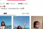 【衝撃】元SKE48三上悠亜(29歳)さん、フォロワー400万人を突破！これに負けてるアイドルおりゅ？