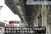 【事件】横浜駅で女性を切り付けた疑い、中国籍の35歳女逮捕　面識なく乗車時にトラブルか