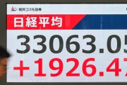 日経平均株価暴騰ｷﾀ━━━━━━(ﾟ∀ﾟ)━━━━━━!!!!