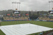 ダルビッシュ有ＶＳ大谷翔平第２ラウンド　２試合連続で雨天試合開始遅延…ドジャースタジアムでは珍事