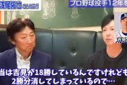 浅尾拓也「MVPは嬉しくなかった。僕が吉見さんの勝ちを2回消した。本来吉見さんが20勝でMVP