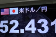 【悲報】ドル円ついに152円を突破・・・約34年振りの水準に