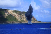 海上自衛隊と米海軍掃海部隊、硫黄島周辺海域で機雷処分・掃海特別訓練を実施！