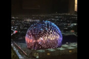 【動画】ラスベガスに建設中にクソデカLEDパネルの球体「MSGスフィア」がヤバすぎる！！