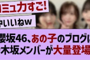 櫻坂46のあの子のブログに乃木坂メンバーが大量登場w【乃木坂46・乃木坂配信中・乃木坂工事中】