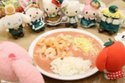 サンリオ男子さん、マイメロディからのお願いでものすごい量のフードメニューを完食ｗｗｗｗ