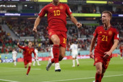 【カタールW杯】スペインがコスタリカを前半から圧倒…３トップ１点ずつの３―０で後半へ　１次リーグＥ組