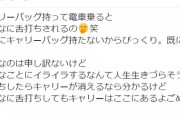 【AKB48】大家志津香「キャリーバッグ持って電車乗るとこんなに舌打ちされるの笑。こんなことにイライラするなんて人生生きづらそう」【自業自得】
