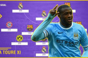 ヤヤ・トゥーレが選ぶベストイレブン…マン・C時代の同僚は一人も選出されず